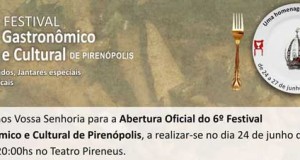 De 24 a 27/Junho – 6º Festival Gastronômico e Cultural de Pirenópolis