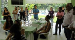 Confraternização dos alunos no Hotel Pousada Mandala