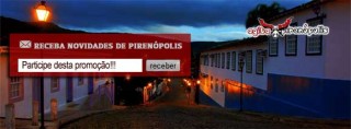 Promoção "Eu recebo novidades de Pirenópolis, Goiás"