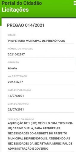 Com Ruas Esburacadas, Moradores De Pirenópolis Se Revoltam Com A Compra De Caminhonete De Luxo Para O Gabinete Do Prefeito Com Infraestrutura Precária E Ruas Esburacadas, Pirenópolis Se Revolta Com Compra De Caminhonete De Luxo Para O Gabinete Do Prefeito